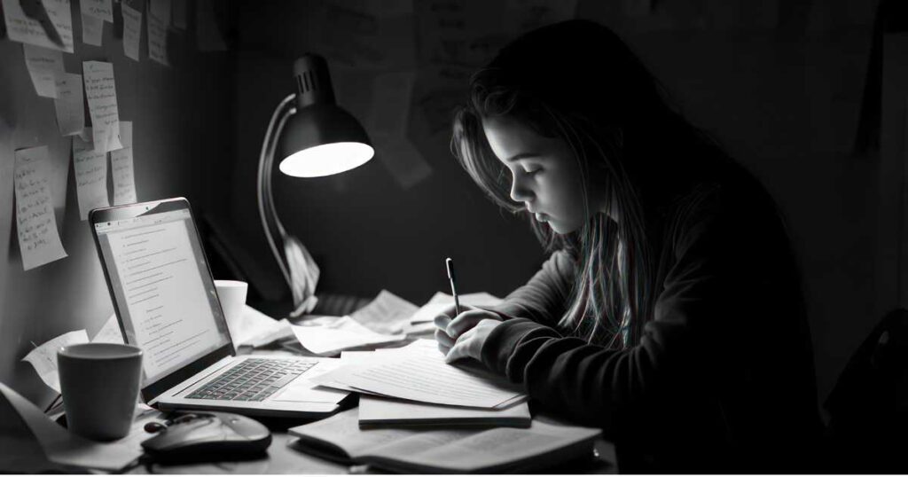 night before exam study plan